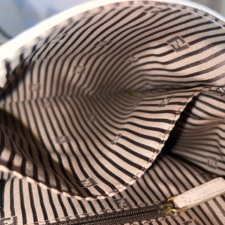 FENDI Leopard Print On Python Flap Shoulder Bag