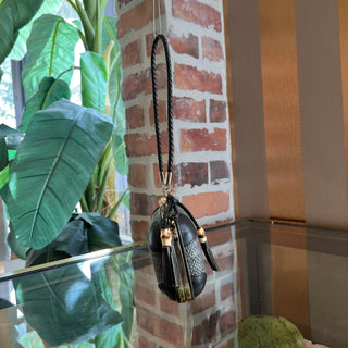 GUCCI Mini Bamboo Wicker Miniaudiere Box Evening Bag