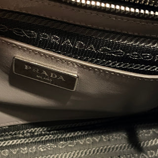 PRADA Sport Twin Pocket Grey City Calf Tote Bag