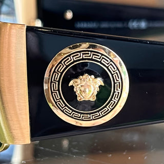 VERSACE MOD.2163 1002/81 Black Acetate Square Sunglasses
