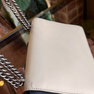 GUCCI Dionysus Mini Kingsnake White Red Leather Shoulder Bag