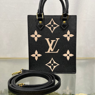 LOUIS VUITTON Petite Sac Plat Giant Empreinte Monogram