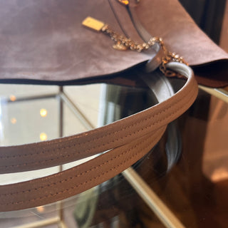 CHLOÉ Spin Large Suede Shopper Tote Bag
