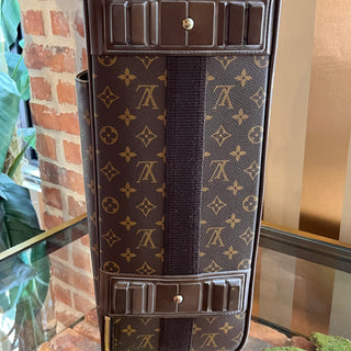 LOUIS VUITTON Pegase 55 Brown Monogram Canvas Rolling Luggage