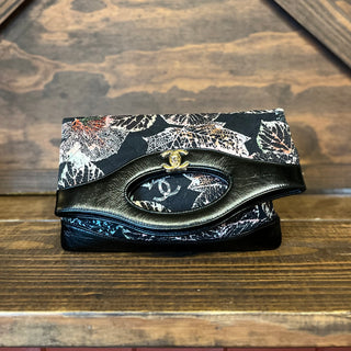 CHANEL 31 Quilted Printed Canvas Clutch