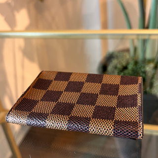 LOUIS VUITTON Enveloppe Carte de Visite Damier Ebene