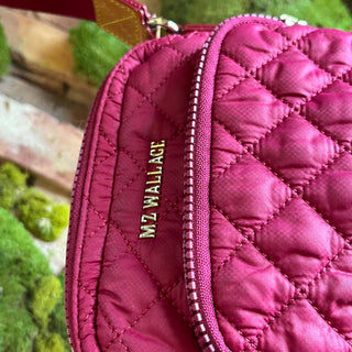 MZWALLACE Metro Raspberry Pink Nylon Crossbody