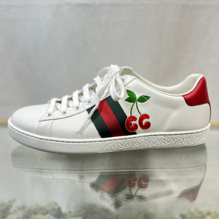 GUCCI Cherry Ace Multi-Color Leather Sneakers 39