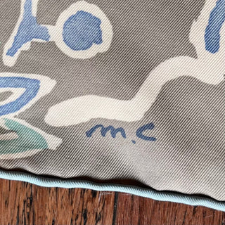 HERMES Isola Di Primavera Silk Scarf