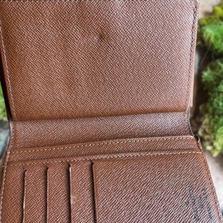 LOUIS VUITTON French Brown Monogram Canvas Vintage Wallet