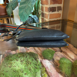 PRADA Vitello Phenix Double Zip Crossbody