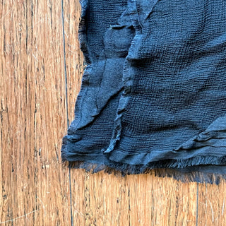 BURBERRY Black Mulberry Silk Scarf