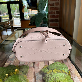 LOUIS VUITTON Girolata Magnolia Monogram Mahina Bucket Bag