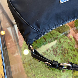 PRADA Black Nylon Shoulder Bag