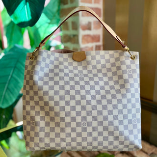 LOUIS VUITTON Graceful MM Damier Azur