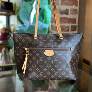 LOUIS VUITTON Iena MM Brown Monogram Canvas Tote