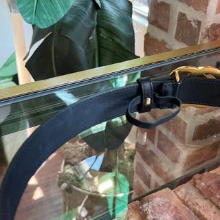 GUCCI GG Marmont Black Leather Belt SZ 75/30(2US)