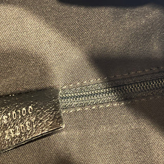 GUCCI Abbey D-Ring Black GG Canvas Tote