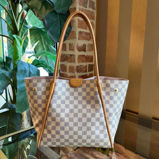 LOUIS VUITTON Propriano Damier Azur Shoulder Bag