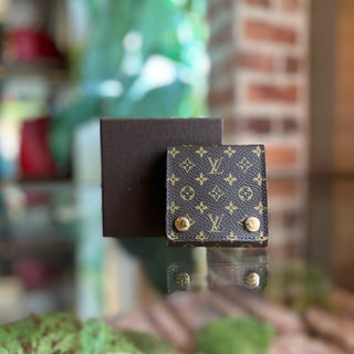 LOUIS VUITTON Mini Folding Jewelry Case Monogram