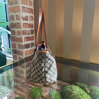 GUCCI GG Canvas Web Jolicoeur Tote