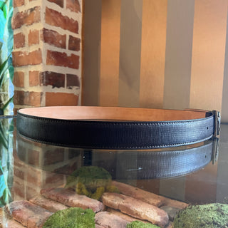 LOUIS VUITTON Utah Ecusson Dark Brown Leather Belt SZ 110/44