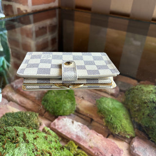LOUIS VUITTON Damier Azur French Wallet