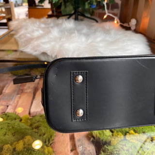LOUIS VUITTON Alma BB Black Epi Leather Top Handle