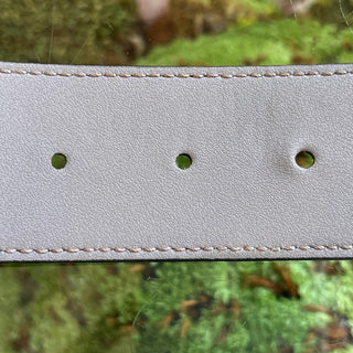 GUCCI GG Supreme Beige/Ebony Coated Canvas Belt SZ 95/38