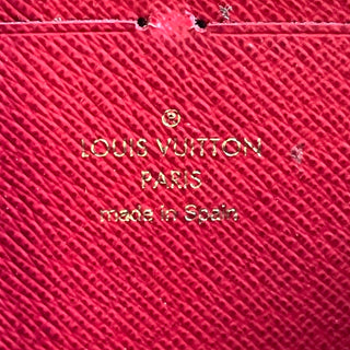 LOUIS VUITTON Clémence Coated Canvas Zippy Wallet