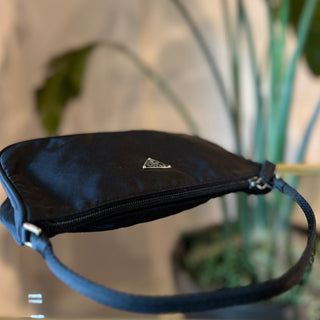 PRADA Tessuto Nylon Mini Pochette Shoulder Bag