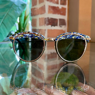 DIOR DiorOffset Pantos Black Metal Acetate Sunglasses