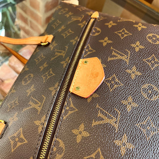 LOUIS VUITTON Iena MM Brown Monogram Canvas Tote