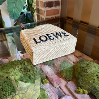 LOEWE Paula's Ibiza Raffia Tote Bag