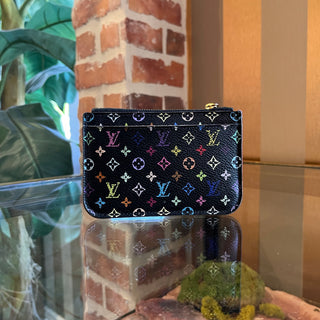 LOUIS VUITTON Murakami Black Cles NM Key Pochette