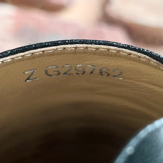 CHANEL CC Black Leather Espadrilles SZ 36 (US 6)