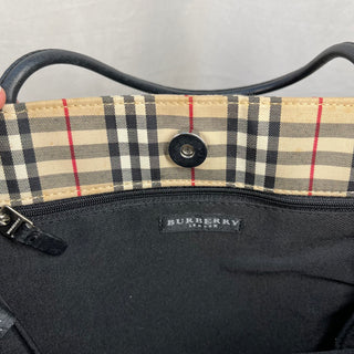 BURBERRY Vintage Check Canvas Tote