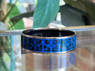 HERMES Emaille-Armreif Breite 65 Wide Enamel Bangle