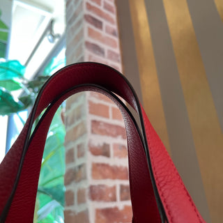 HERMÈS Picotin Lock 18 PM Rouge Casaque Taurillon Clemence Bag