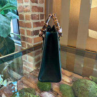 GUCCI Green Diana Tote