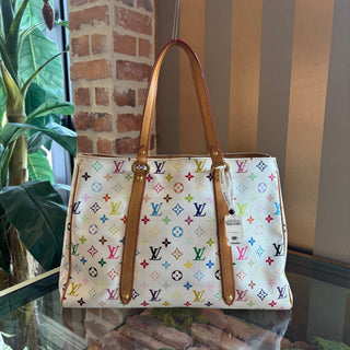 LOUIS VUITTON Vintage Aurelia Multicolor Tote Bag