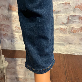 GUCCI Blue Floral Embroidered Mid-Rise Skinny Jeans SZ29