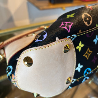 LOUIS VUITTON Black Multicolor Judy PM