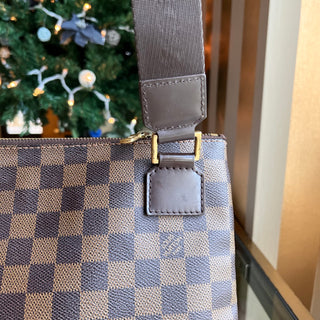 LOUIS VUITTON Bosphore Damier Ebene Canvas Crossbody Bag