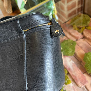 CHANEL Timeless Vanity Large Black Vintage Caviar Leather Top Handle Bag