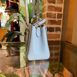 LOUIS VUITTON Marelle BB Bleu Nuage Epi Leather Tote Bag