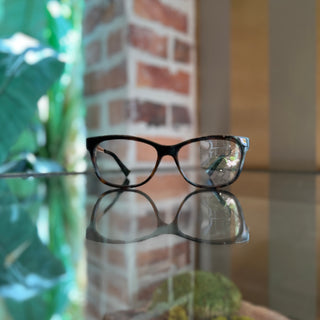 DIOR SME 14BZT7N Gold Toned Metal Tortoise Acetate Cage Slides Eyeglasses