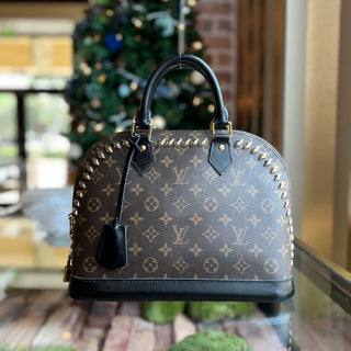 LOUIS VUITTON Alma PM Monogram Metal Stones Top Handle