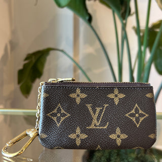 LOUIS VUITTON LV Monogram Key Cles Pouch