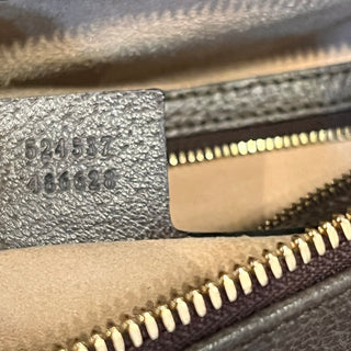 GUCCI Ophidia Medium GG Supreme Monogram Web Brown Tote